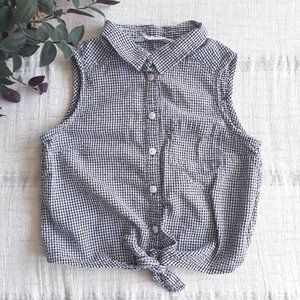 H&M sleeveless collared blouse size 8-9 years